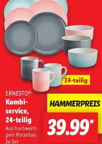 Lidl ERNESTO Kombiservice, 24-teilig Angebot