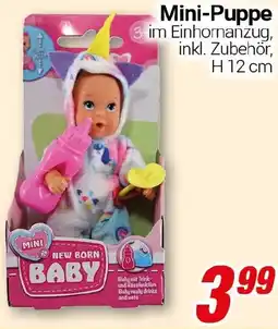 CENTERSHOP Mini-Puppe Angebot