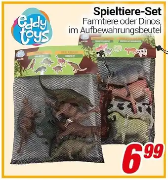 CENTERSHOP eddy toys Spieltiere-Set Angebot