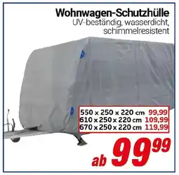 CENTERSHOP Wohnwagen-Schutzhülle Angebot