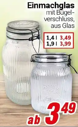 CENTERSHOP Einmachglas Angebot