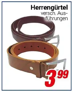 CENTERSHOP Herrengürtel Angebot