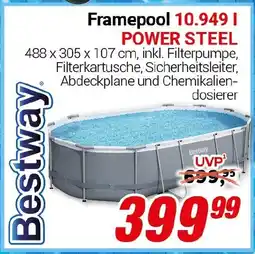 CENTERSHOP Bestway Framepool 10.949 l POWER STEEL Angebot