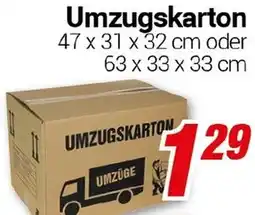 CENTERSHOP Umzugskarton Angebot