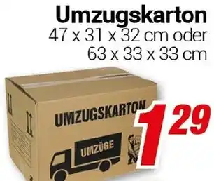 CENTERSHOP Umzugskarton Angebot