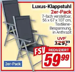 CENTERSHOP Luxus-Klappstuhl Angebot