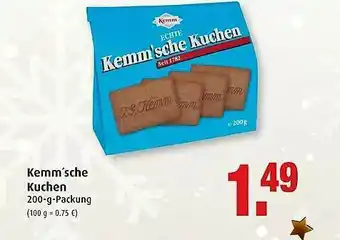 Markant Kemm'sche Kuchen Angebot