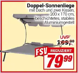 CENTERSHOP Doppel-Sonnenliege Angebot