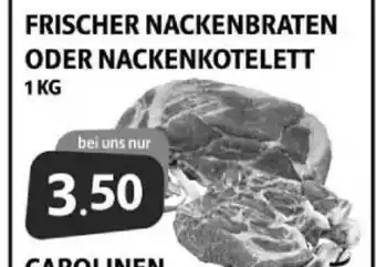 Markant Markt Frischer Nackenbraten Oder Nackenkotelett Angebot