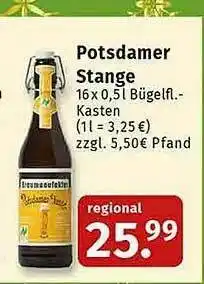 Markgrafen Potsdamer Stange Angebot