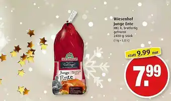 Markant Wiesenhof Junge Ente Angebot