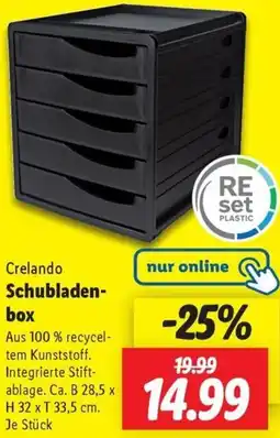 Lidl Crelando Schubladenbox Angebot