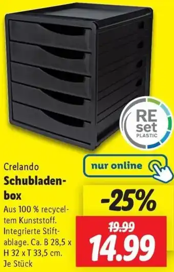 Lidl Crelando Schubladenbox Angebot