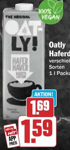 HIT Oatly Haferdrink Angebot