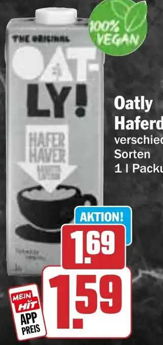 HIT Oatly Haferdrink Angebot