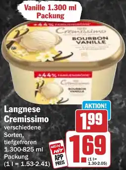 HIT Langnese Cremissimo Angebot