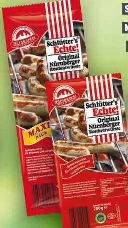 Handelshof Schlütters Nürnberger Rostbratwürstchen Angebot