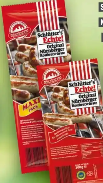Handelshof Schlütters Nürnberger Rostbratwürstchen Angebot