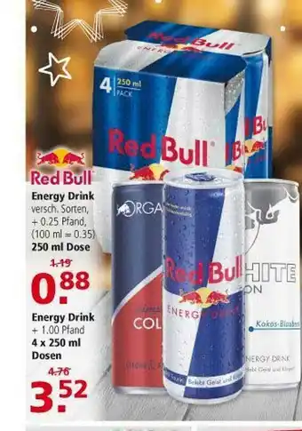 Multi Markt Red Bull Energy Drink Angebot