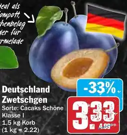 HIT Deutschland Zwetschgen Angebot