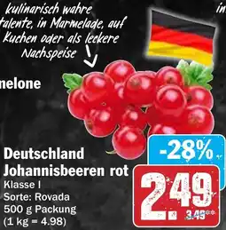 HIT Deutschland Johannisbeeren rot Angebot