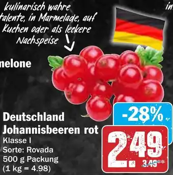 HIT Deutschland Johannisbeeren rot Angebot