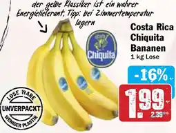 HIT Costa Rica Chiquita Bananen Angebot