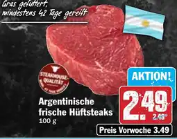 HIT Argentinische frische Hüftsteaks Angebot