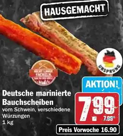 HIT Deutsche marinierte Bauchscheiben Angebot