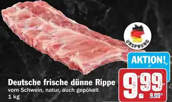 HIT Deutsche frische dünne Rippe Angebot