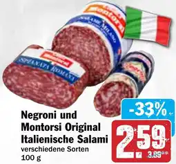 HIT Negroni und Montorsi Original Italienische Salami Angebot