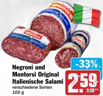 HIT Negroni und Montorsi Original Italienische Salami Angebot