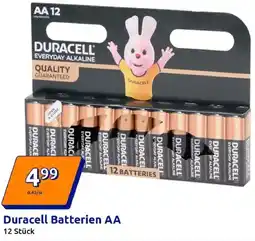 Action Duracell Batterien AA Angebot