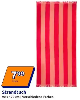 Action Strandtuch Angebot