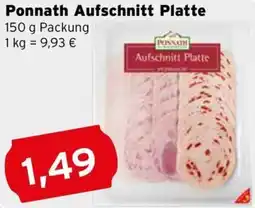 CAP Markt Ponnath Aufschnitt Platte Angebot