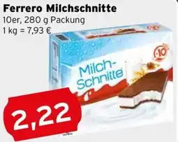 CAP Markt Ferrero Milchschnitte Angebot