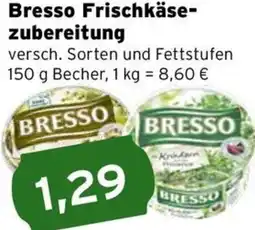CAP Markt Bresso Frischkäsezubereitung Angebot