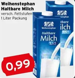 CAP Markt Weihenstephan Haltbare Milch Angebot