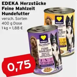CAP Markt EDEKA Herzstücke Feine Mahlzeit Hundefutter Angebot