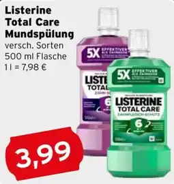 CAP Markt Listerine Total Care Mundspülung Angebot