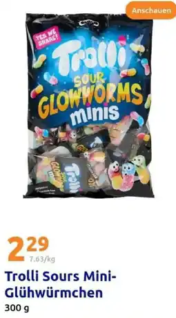 Action Trolli Sours Mini Glühwürmchen Angebot