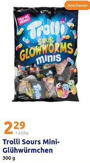 Action Trolli Sours Mini Glühwürmchen Angebot