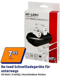 Action Re-load Schnellladegeräte für unterwegs Angebot