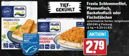 HIT Frosta Schlemmerfilet, Pfannenfisch, Backofenfisch oder Fischstäbchen Angebot
