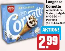 HIT Langnese Cornetto Angebot