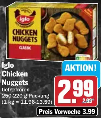 HIT Iglo Chicken Nuggets Angebot