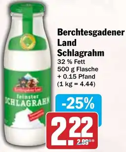 HIT Berchtesgadener Land Schlagrahm Angebot