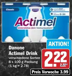 HIT Danone Actimel Drink Angebot