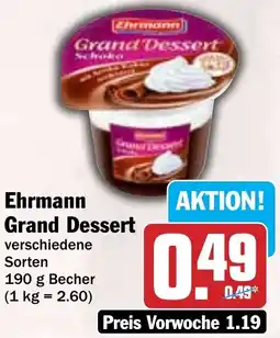 HIT Ehrmann Grand Dessert Angebot