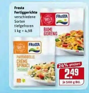 REWE Kaufpark Frosta Fertiggerichte Angebot